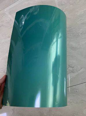 Tấm in PS màu xanh lá cây kích thước tùy chỉnh 0.15mm dùng cho biển hiệu cửa hàng, phẳng ở nhiệt độ thường