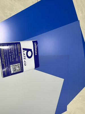 in mịn đơn lớp dương tính tấm CTCP với 20-25 ° C nhiệt độ phát triển và 1350mm chiều rộng cuộn tối đa